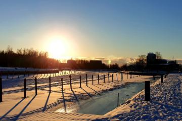 Helmikuinen kaupunginlahti