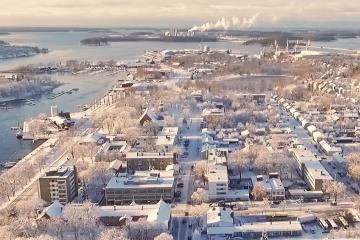 Talvinen ilmakuva