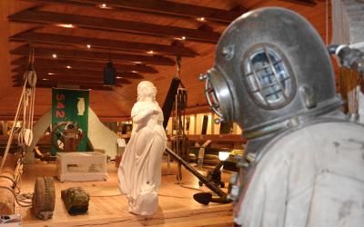 Wahlbergin museotalon yläkerrasta