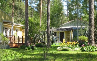 Ravolan alueen talon pihapiiri