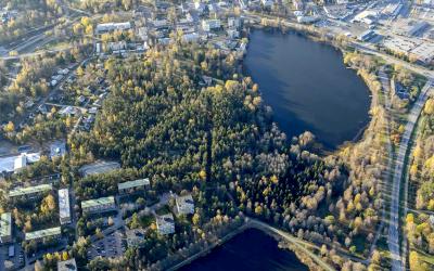 Itäpuiston ilmakuva