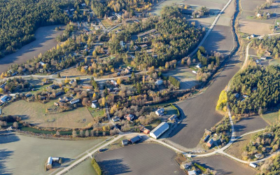 Kalannin keskustan vehreyttä