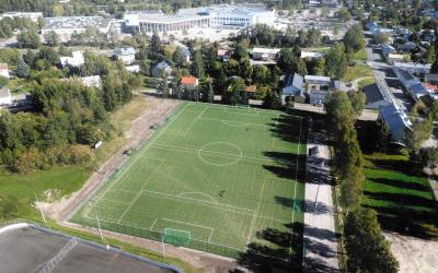 Pietolan pallokentän alue ilmakuvaus