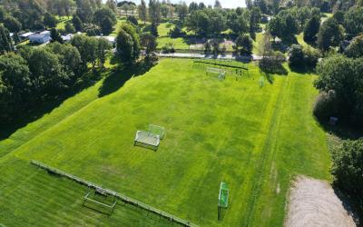 Ruokolan pallokenttä ilmakuvaus