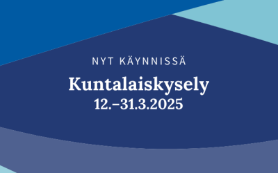 Kuntalaiskysely on käynnissä 12.-31.3.2025.