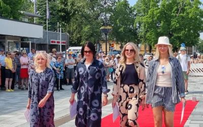 Kuva menneestä muotinäytöksestä