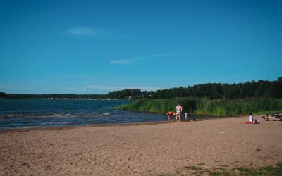 Santtion leirintäalueen ranta