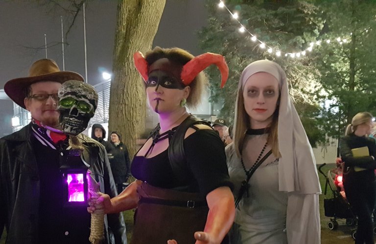 Hehku-karnevaalin Halloween hahmot