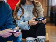 Playstationilla pelailua