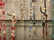 Koruja kierrätyskeskuksessa