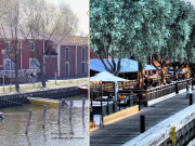 Kaupunginlahden ranta on muuttunut viime vuosikymmenen aikana.