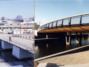 Kaupunginlahden ylittävä silta on kokenut muodinmuutoksen.