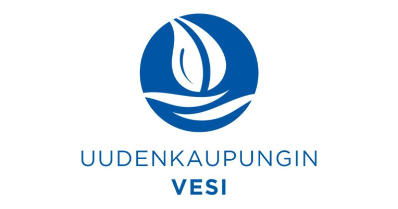 Uudenkaupungin Veden logo pyöreä