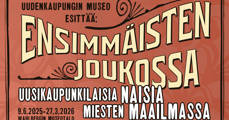 ensimmäisten joukossa näyttelyn otsikko