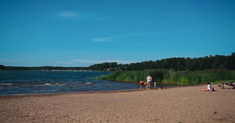 Santtion leirintäalueen ranta