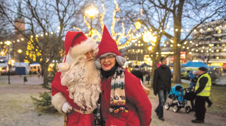 Joulupukki ja joulumuori