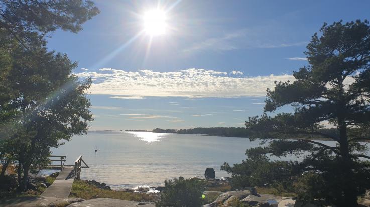Haanperänkarin uimarantaa