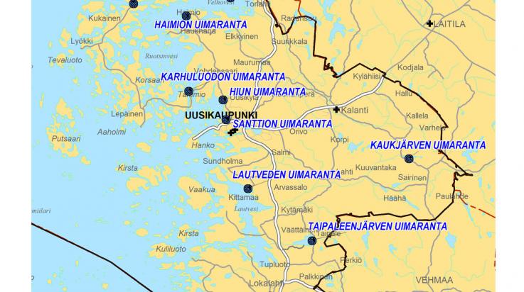 Uusikaupunki Kartta