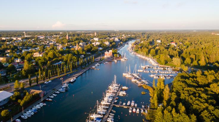 Ilmakuva Kaupunginlahdelta