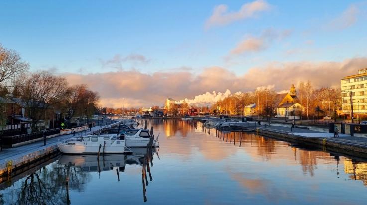 Marraskuinen kaupunginlahti