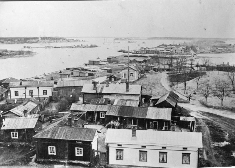 Vanha kuva Paltsaporia ja Kainpirttiä