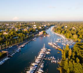 Ilmakuva Kaupunginlahdelta
