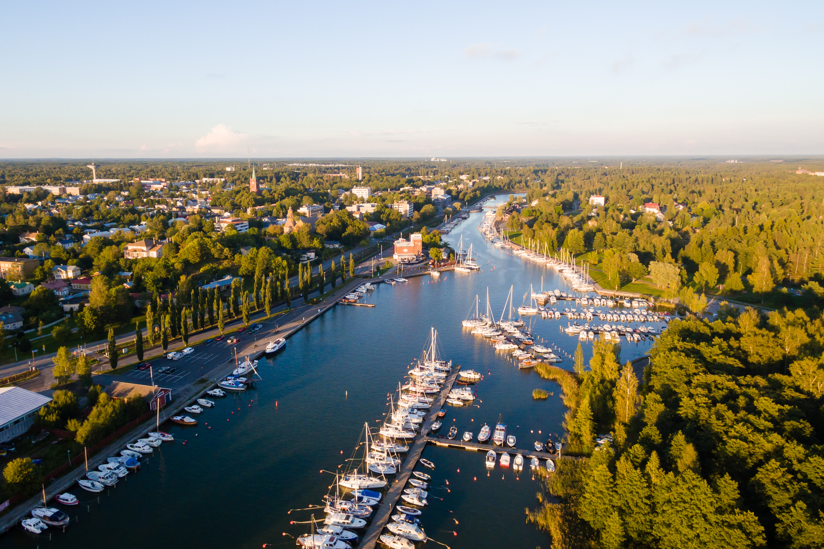 Ilmakuva Kaupunginlahdelta