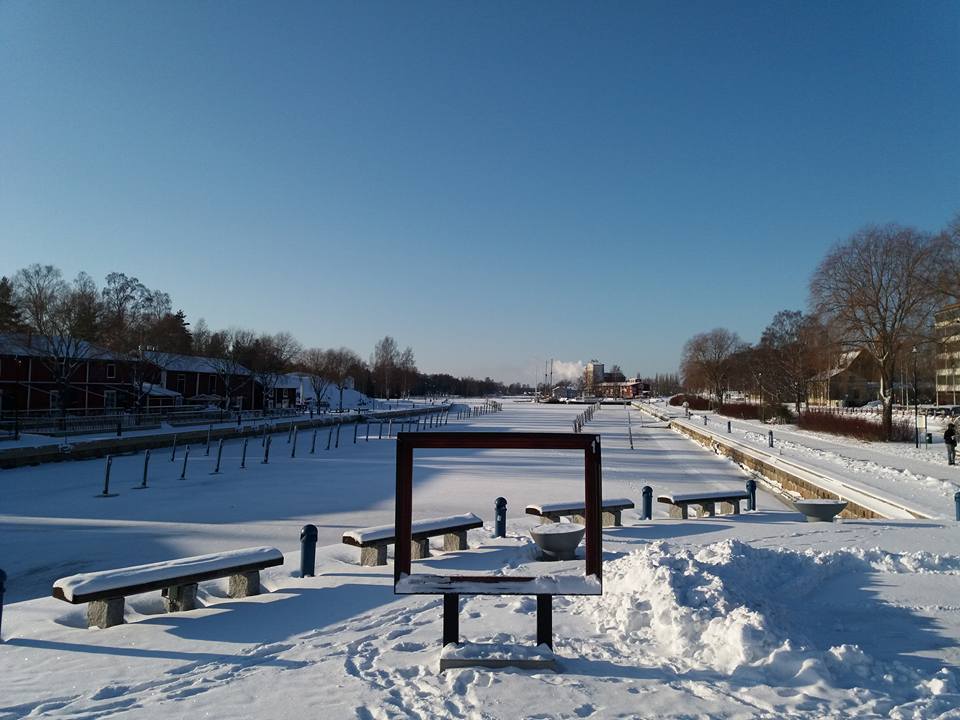 Kaupunginlahden talvimaisema