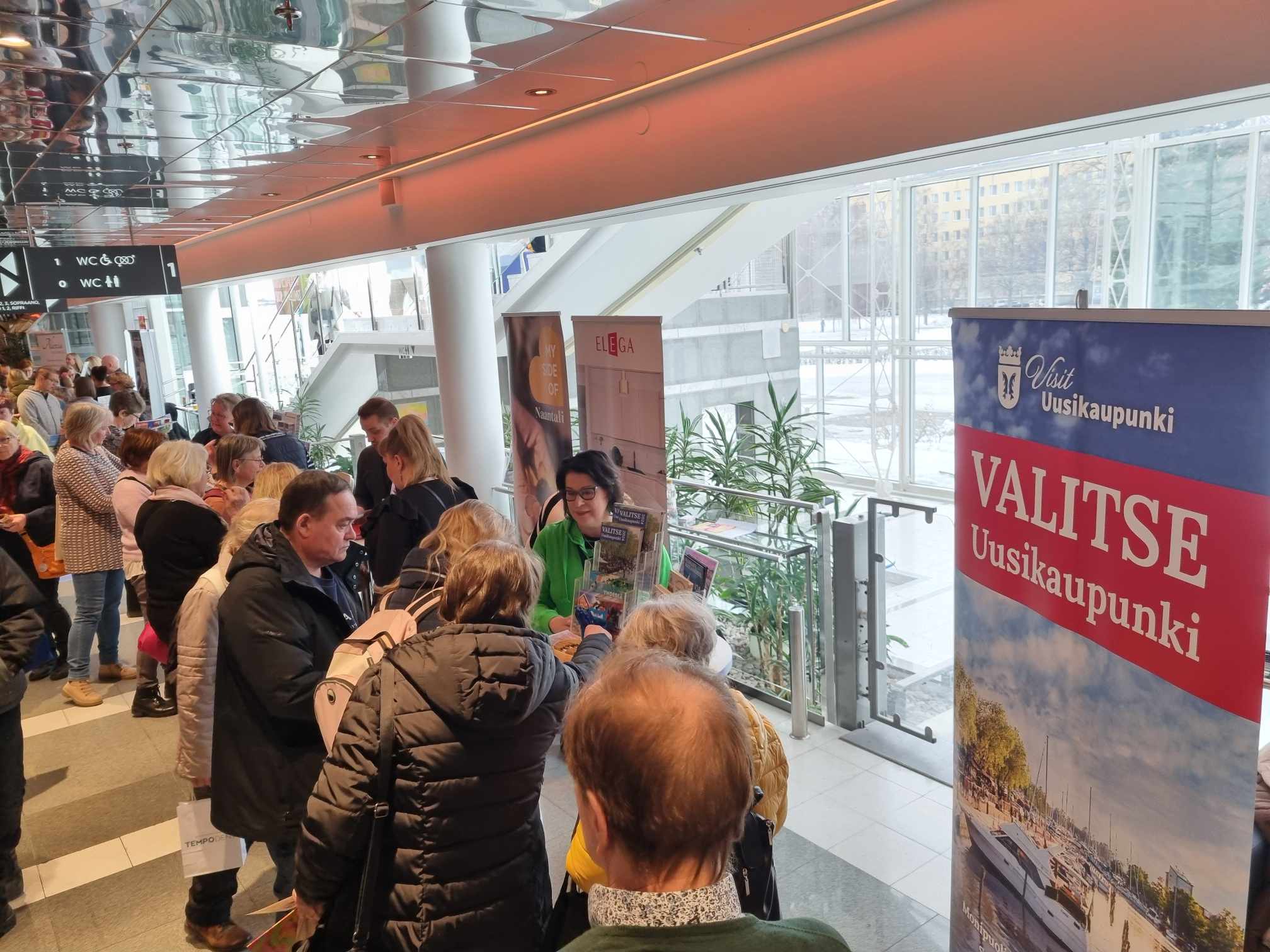 Uudenkaupungin esittelypiste K50 messuilla