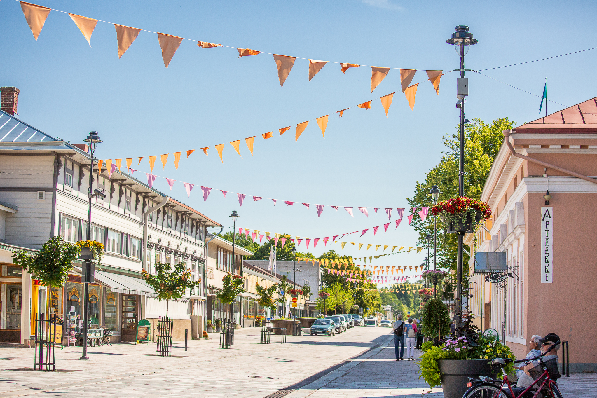 Alinenkatu, pihakatu