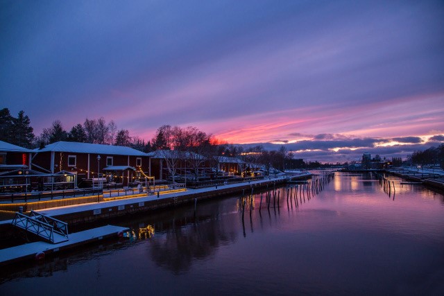 Purppurainen maisema