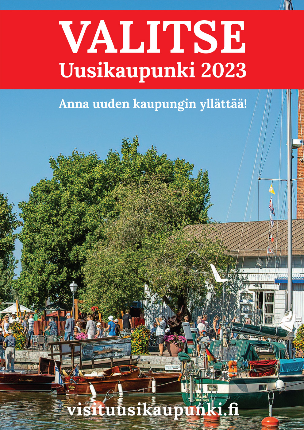 Matkailuesitteen kansi