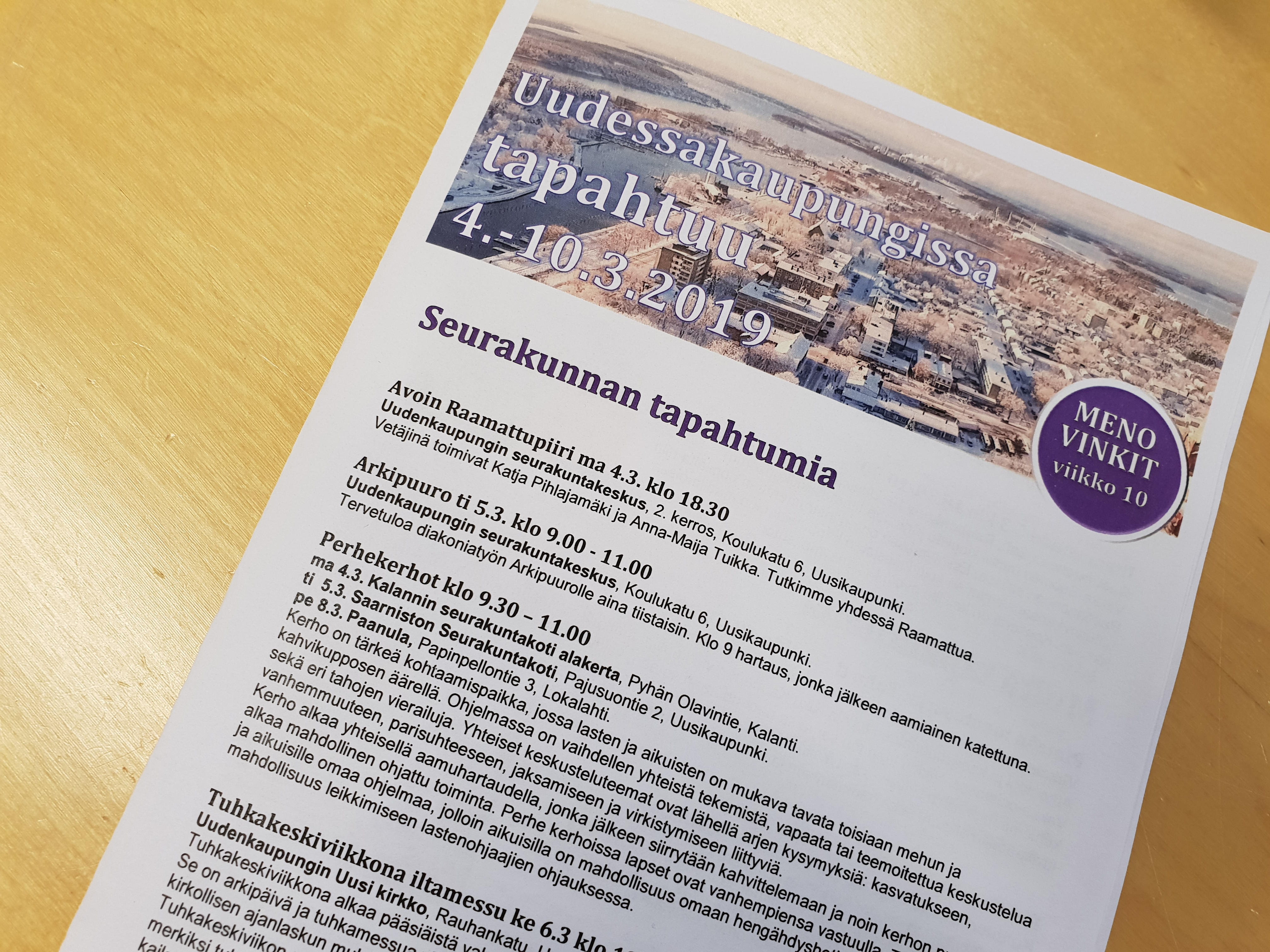 Menovinkit viikko 10